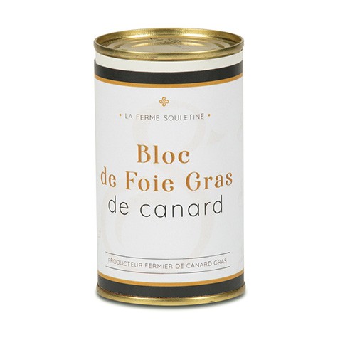 Bloc foie gras de canard avec...
